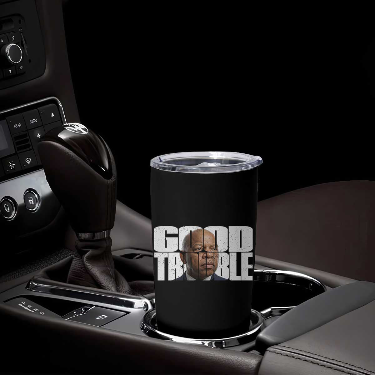 John Lewis Quote Affrican American Tumbler Cup Black History Good Trouble TS14 Print Your Wear
