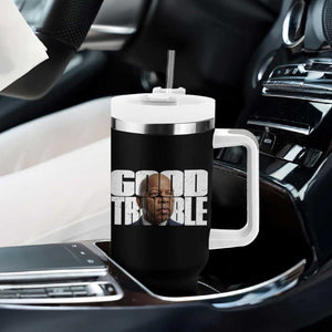 John Lewis Quote Affrican American Tumbler With Handle Black History Good Trouble TS14 Print Your Wear