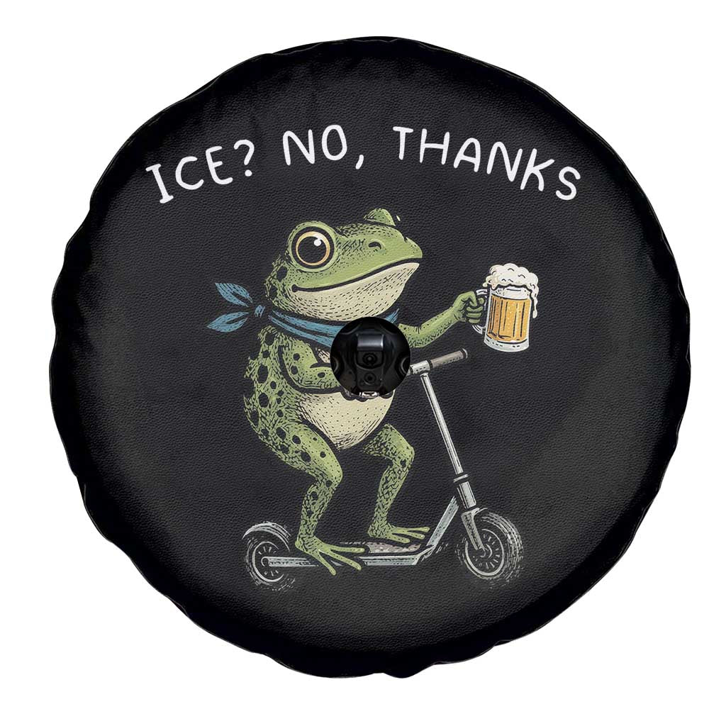 Funny Frog Anti ICE Political Protest Spare Tire Cover Ice? No Thanks TS14 Print Your Wear