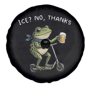 Funny Frog Anti ICE Political Protest Spare Tire Cover Ice? No Thanks TS14 Print Your Wear
