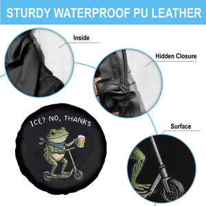 Funny Frog Anti ICE Political Protest Spare Tire Cover Ice? No Thanks TS14 Print Your Wear