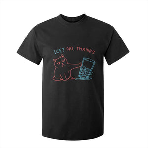 Funny Cat Anti ICE Political Protest T Shirt For Kid Ice? No Thanks TS14 Black Print Your Wear