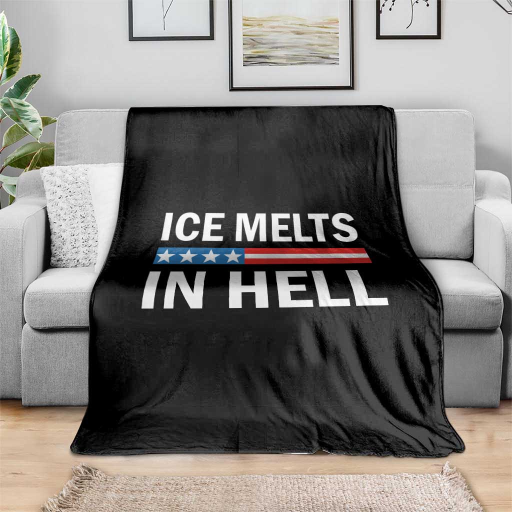 Ice Melts In Hell Throw Blanket Activist Statement Quote TS14 Print Your Wear