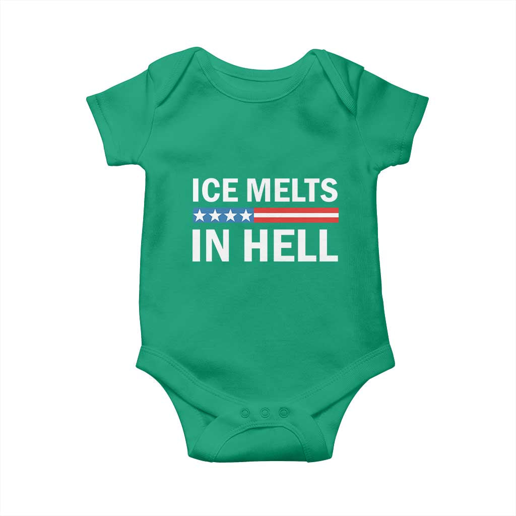 Ice Melts In Hell Baby Onesie Activist Statement Quote TS14 Irish Green Print Your Wear