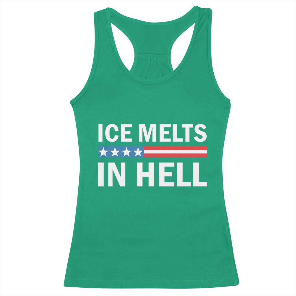 Ice Melts In Hell Racerback Tank Top Activist Statement Quote TS14 Irish Green Print Your Wear