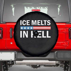 Ice Melts In Hell Spare Tire Cover Activist Statement Quote TS14 Black Print Your Wear