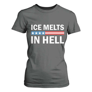 Ice Melts In Hell T Shirt For Women Activist Statement Quote TS14 Dark Heather Print Your Wear