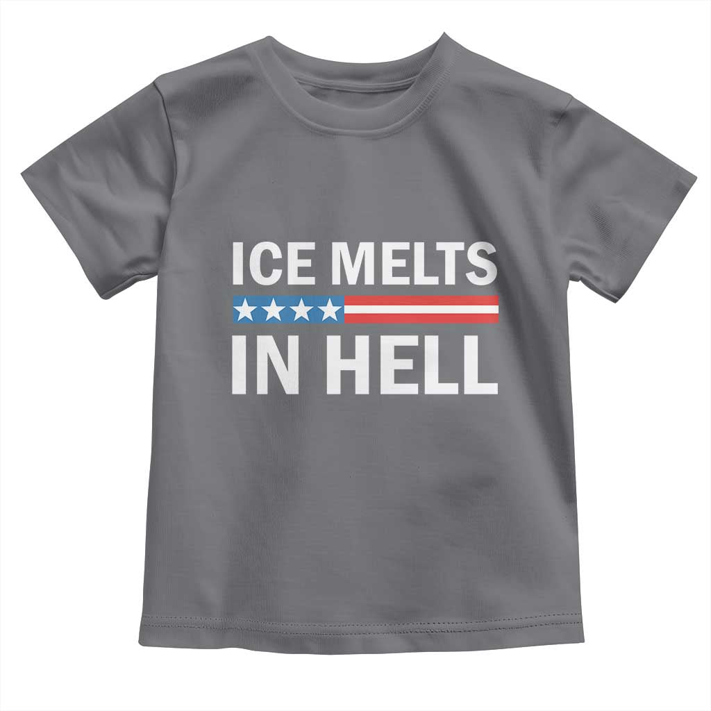 Ice Melts In Hell Toddler T Shirt Activist Statement Quote TS14 Charcoal Print Your Wear