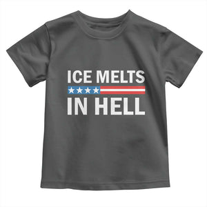Ice Melts In Hell Toddler T Shirt Activist Statement Quote TS14 Dark Heather Print Your Wear