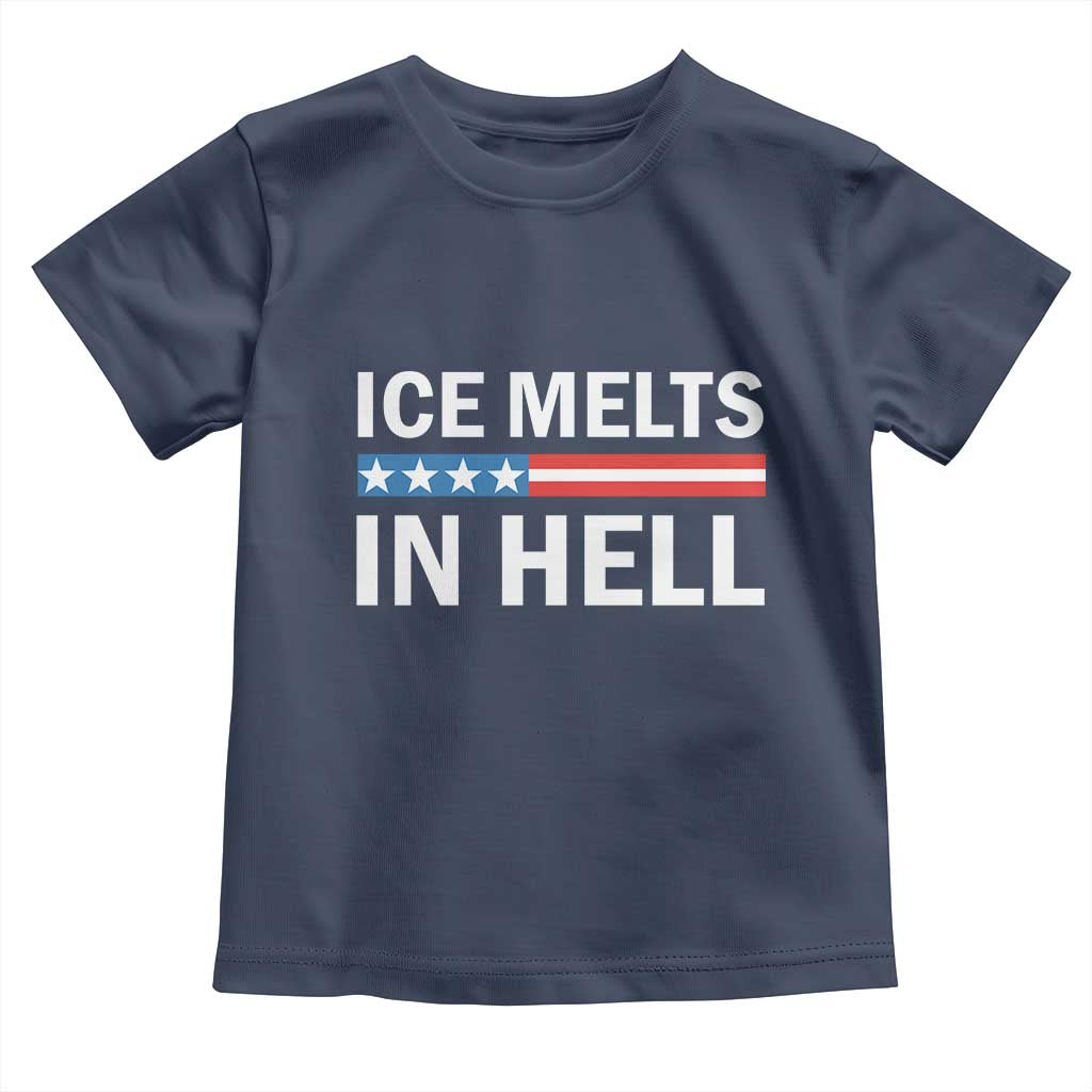 Ice Melts In Hell Toddler T Shirt Activist Statement Quote TS14 Navy Print Your Wear