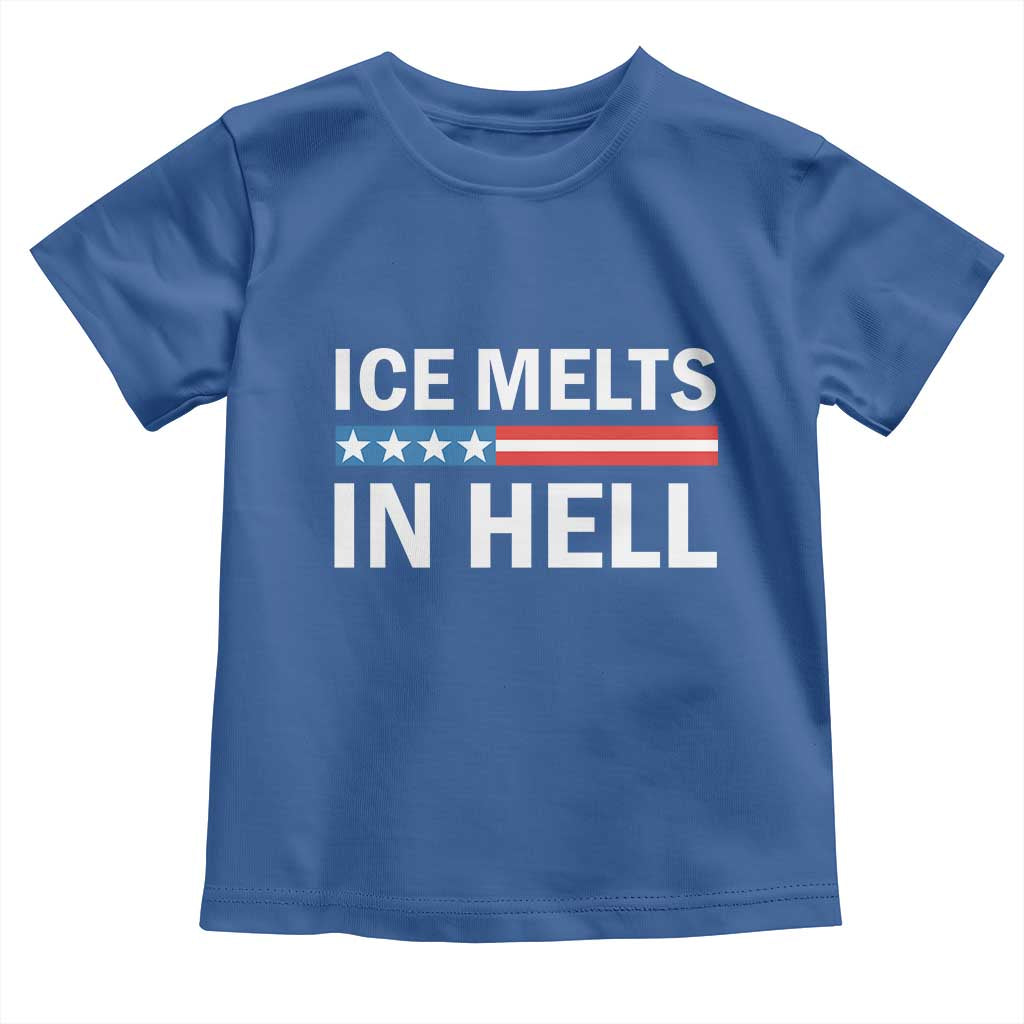 Ice Melts In Hell Toddler T Shirt Activist Statement Quote TS14 Royal Blue Print Your Wear