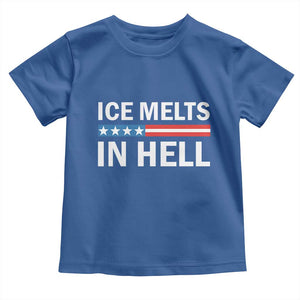 Ice Melts In Hell Toddler T Shirt Activist Statement Quote TS14 Royal Blue Print Your Wear