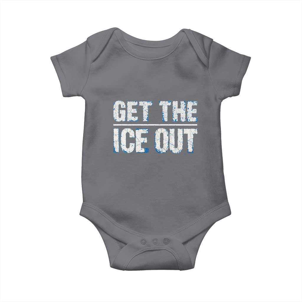 Minnesota Resist Anti ICE Immigration Protest Ladies Baby Onesie TS14 Charcoal Print Your Wear