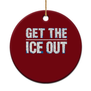 Minnesota Resist Anti ICE Immigration Protest Ladies Ceramic Ornament TS14 1pc Red Print Your Wear