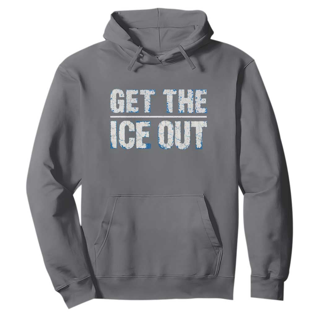Minnesota Resist Anti ICE Immigration Protest Ladies Hoodie TS14 Charcoal Print Your Wear