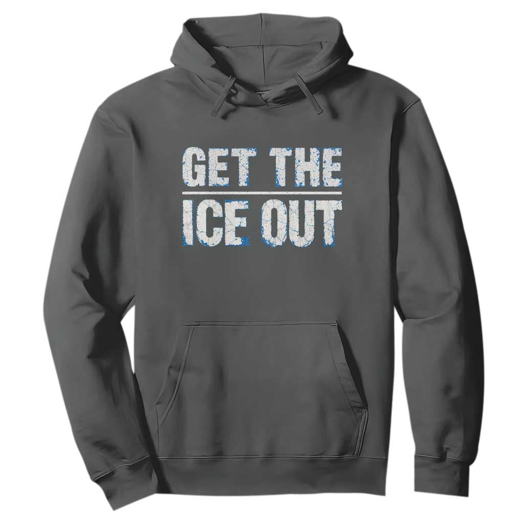 Minnesota Resist Anti ICE Immigration Protest Ladies Hoodie TS14 Dark Heather Print Your Wear
