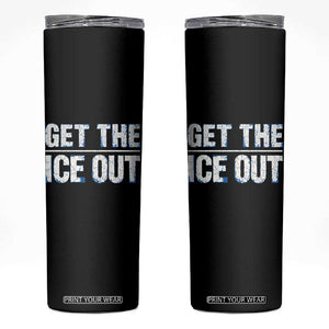 Minnesota Resist Anti ICE Immigration Protest Ladies Skinny Tumbler TS14 Black Print Your Wear