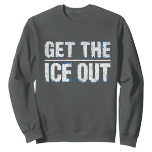 Minnesota Resist Anti ICE Immigration Protest Ladies Sweatshirt TS14 Dark Heather Print Your Wear