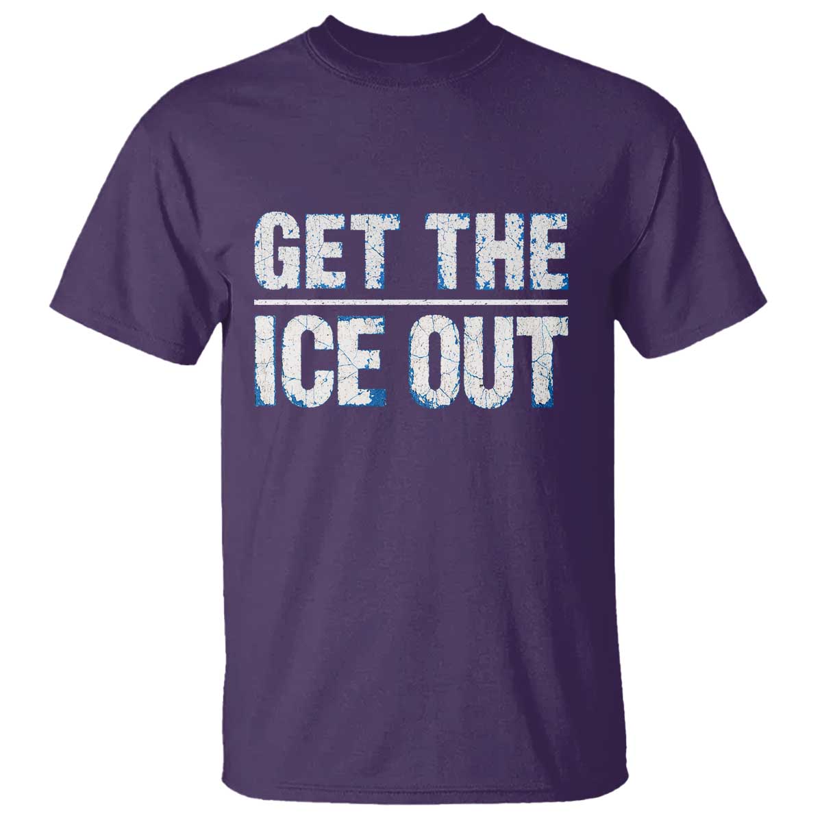 Minnesota Resist Anti ICE Immigration Protest Ladies T Shirt TS14 Purple Print Your Wear