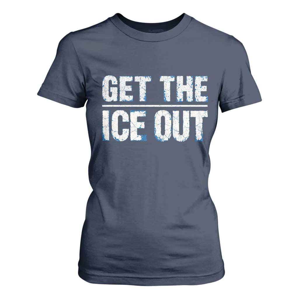 Minnesota Resist Anti ICE Immigration Protest Ladies T Shirt For Women TS14 Navy Print Your Wear