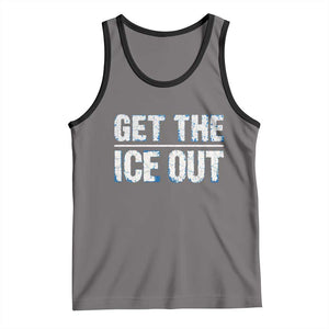 Minnesota Resist Anti ICE Immigration Protest Ladies Tank Top TS14 Deep Heather Black Print Your Wear