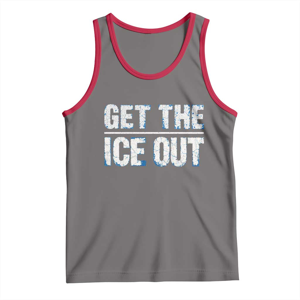 Minnesota Resist Anti ICE Immigration Protest Ladies Tank Top TS14 Deep Heather Red Print Your Wear