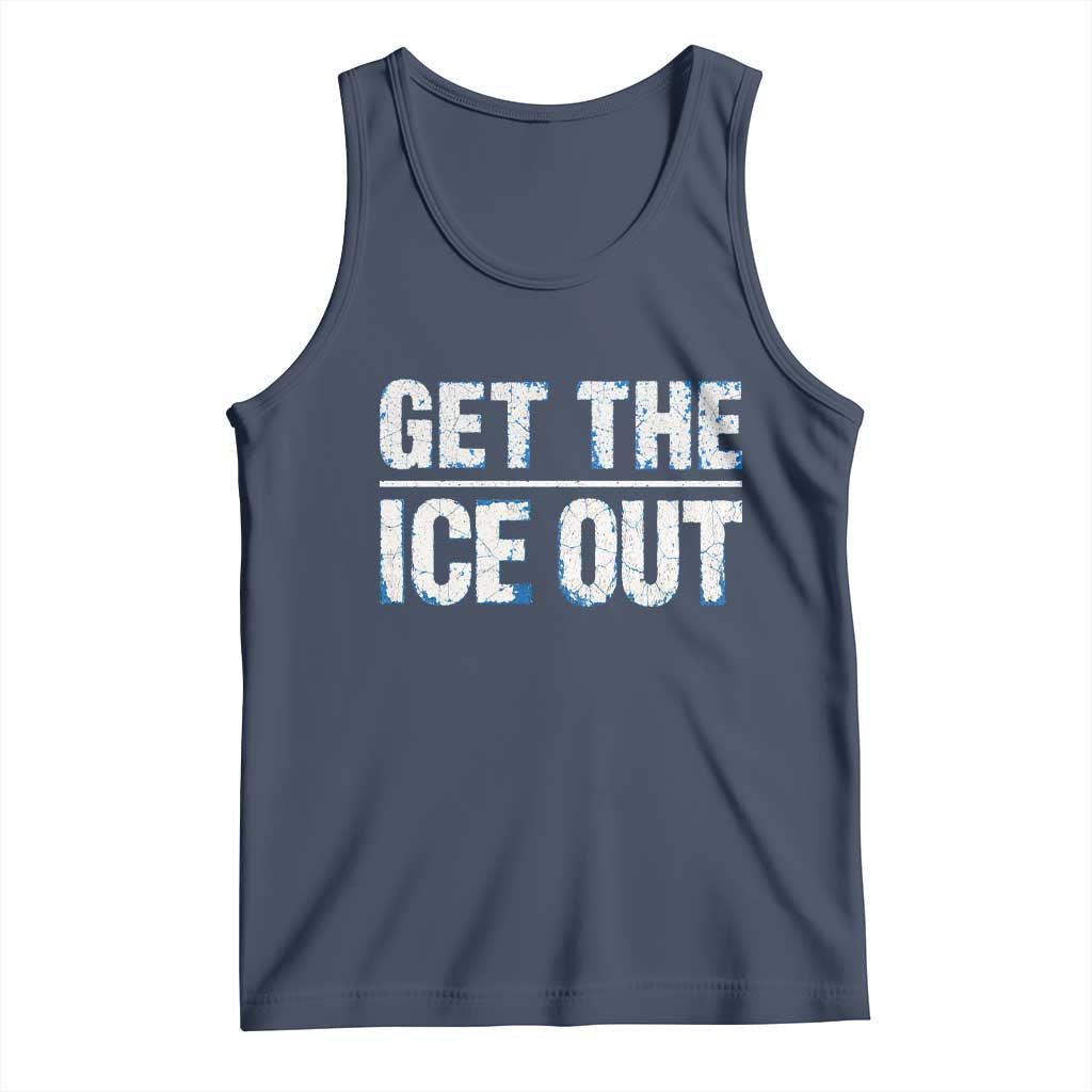 Minnesota Resist Anti ICE Immigration Protest Ladies Tank Top TS14 Navy Print Your Wear