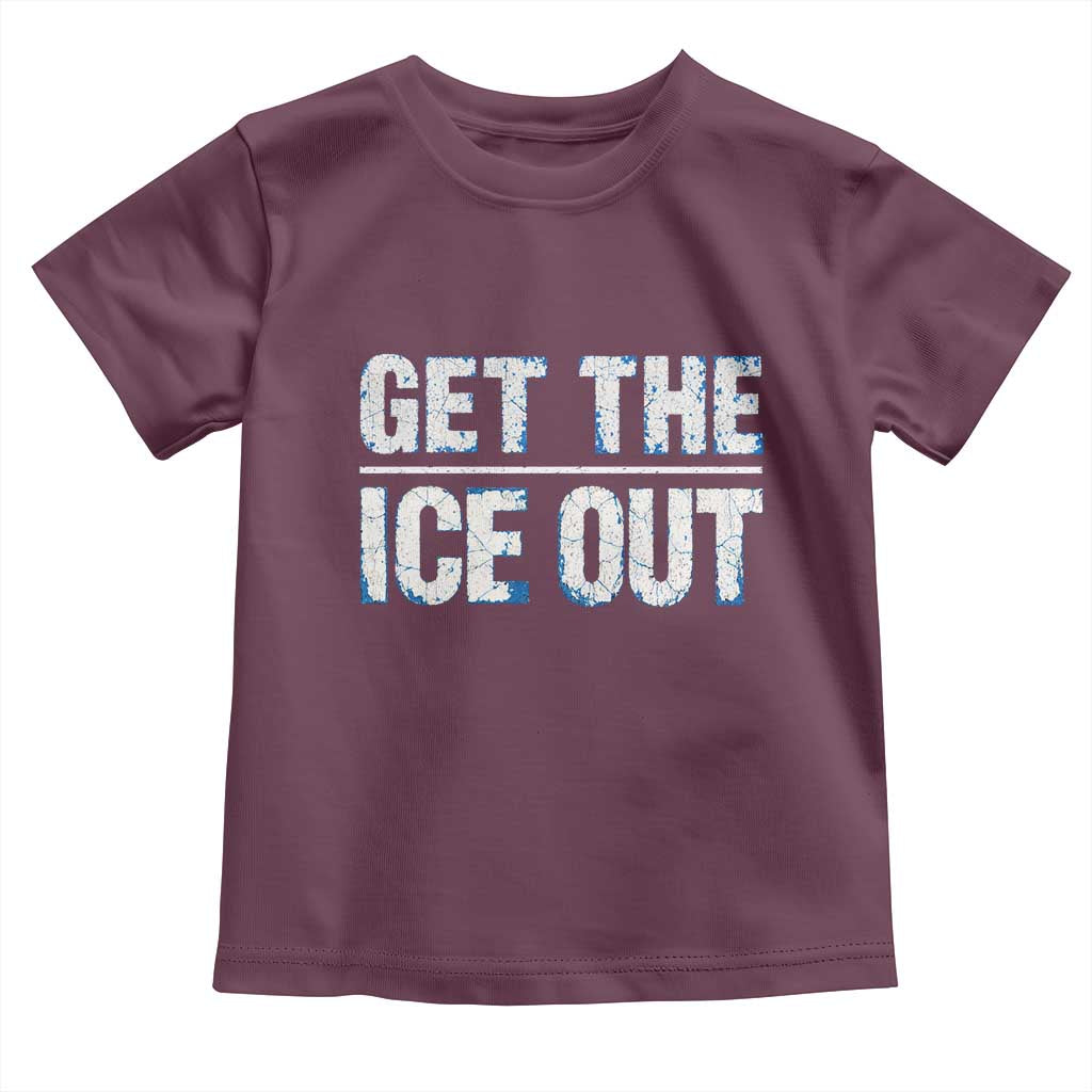 Minnesota Resist Anti ICE Immigration Protest Ladies Toddler T Shirt TS14 Maroon Print Your Wear