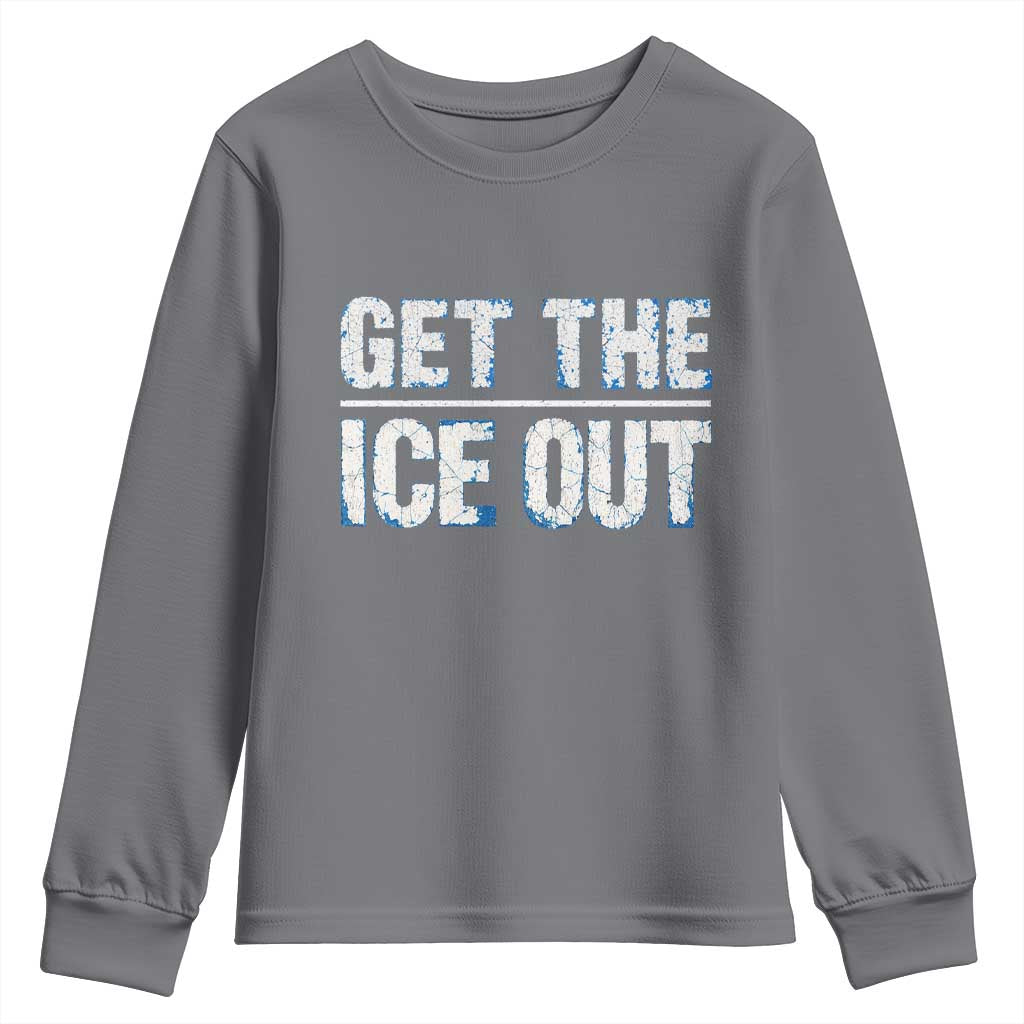 Minnesota Resist Anti ICE Immigration Protest Ladies Youth Sweatshirt TS14 Charcoal Print Your Wear
