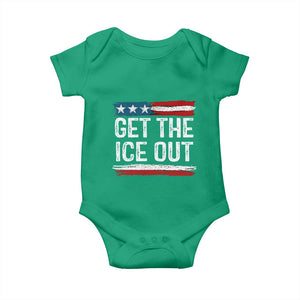 Anti ICE Immigration Protest Human Rights Baby Onesie TS14 Irish Green Print Your Wear
