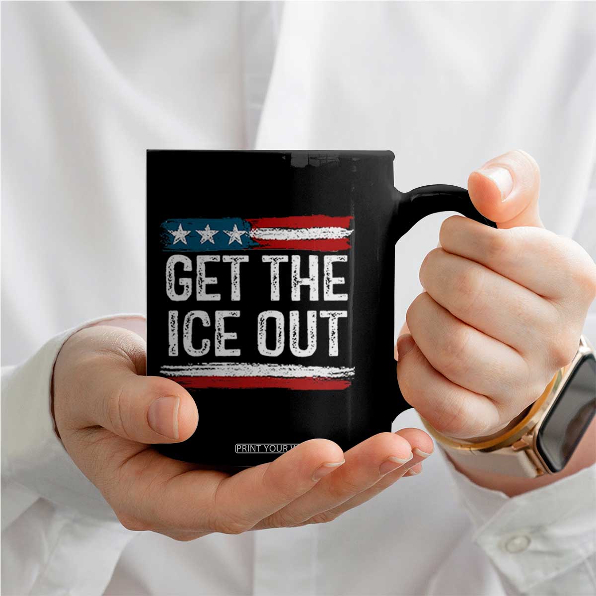 Anti ICE Immigration Protest Human Rights Coffee Mug TS14 Print Your Wear