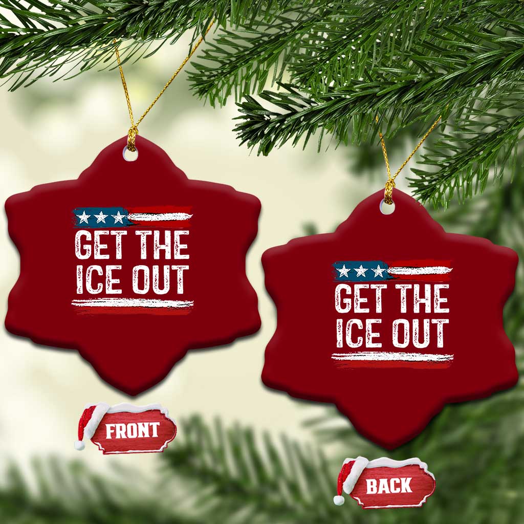 Anti ICE Immigration Protest Human Rights Ceramic Ornament TS14 Print Your Wear