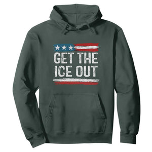Anti ICE Immigration Protest Human Rights Hoodie TS14 Dark Forest Green Print Your Wear
