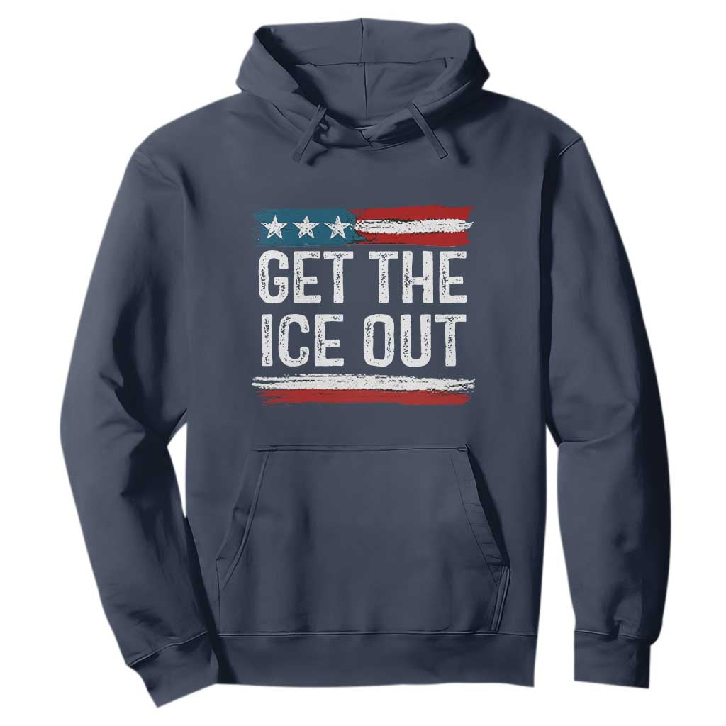 Anti ICE Immigration Protest Human Rights Hoodie TS14 Navy Print Your Wear