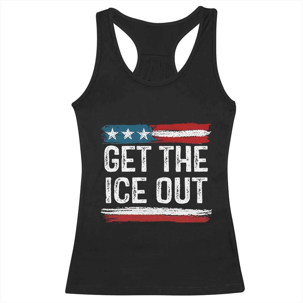 Anti ICE Immigration Protest Human Rights Racerback Tank Top TS14 Black Print Your Wear