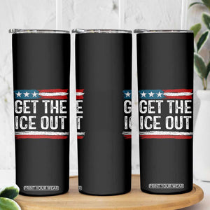 Anti ICE Immigration Protest Human Rights Skinny Tumbler TS14 Print Your Wear