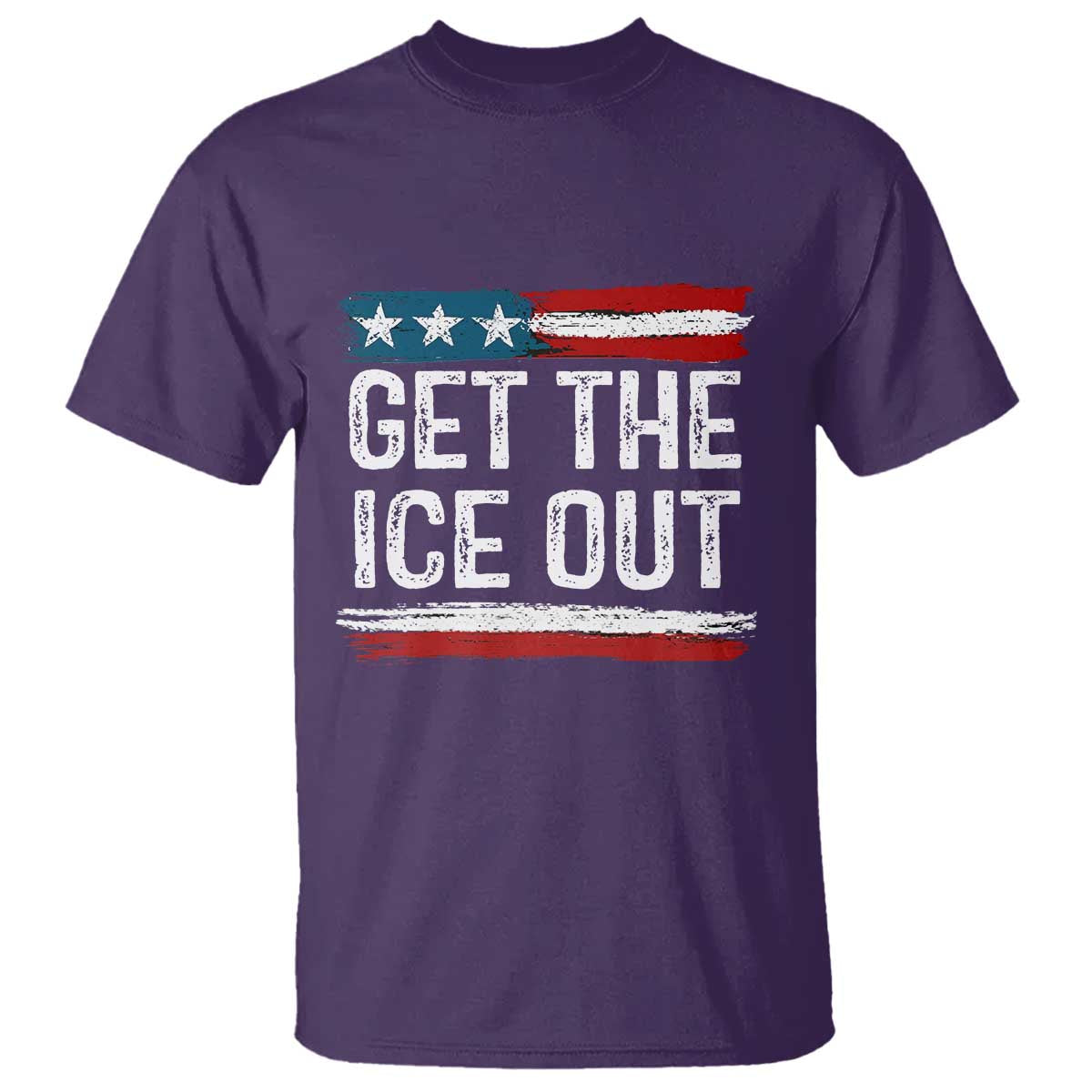 Anti ICE Immigration Protest Human Rights T Shirt TS14 Purple Print Your Wear