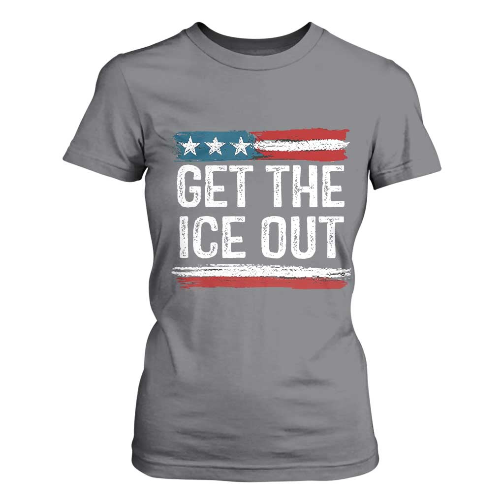 Anti ICE Immigration Protest Human Rights T Shirt For Women TS14 Charcoal Print Your Wear