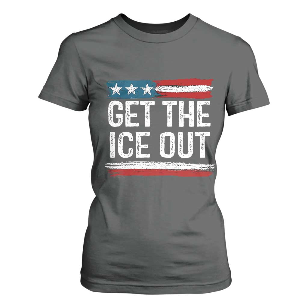 Anti ICE Immigration Protest Human Rights T Shirt For Women TS14 Dark Heather Print Your Wear