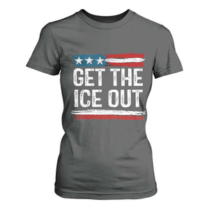 Anti ICE Immigration Protest Human Rights T Shirt For Women TS14 Dark Heather Print Your Wear