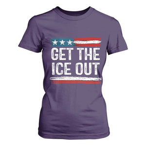Anti ICE Immigration Protest Human Rights T Shirt For Women TS14 Purple Print Your Wear