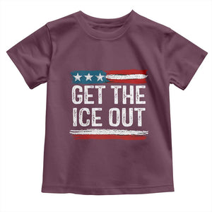 Anti ICE Immigration Protest Human Rights Toddler T Shirt TS14 Maroon Print Your Wear