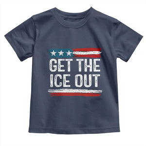 Anti ICE Immigration Protest Human Rights Toddler T Shirt TS14 Navy Print Your Wear