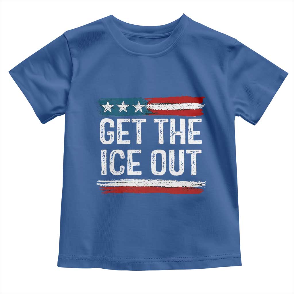 Anti ICE Immigration Protest Human Rights Toddler T Shirt TS14 Royal Blue Print Your Wear