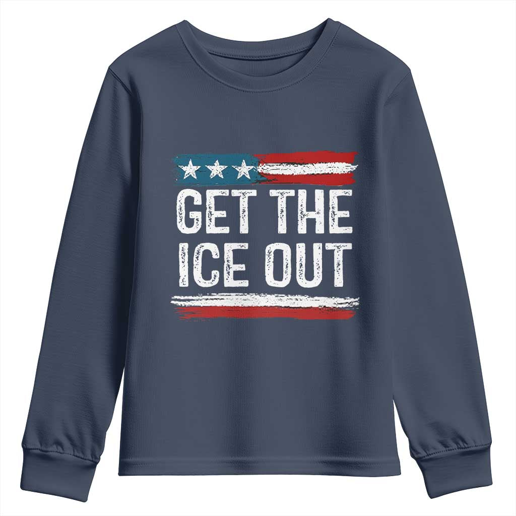 Anti ICE Immigration Protest Human Rights Youth Sweatshirt TS14 Navy Print Your Wear
