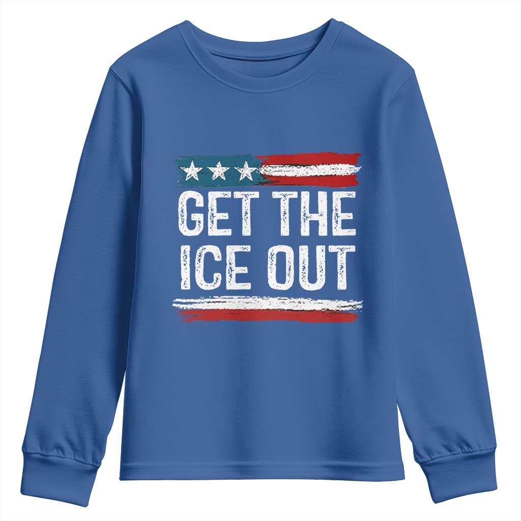 Anti ICE Immigration Protest Human Rights Youth Sweatshirt TS14 Royal Blue Print Your Wear