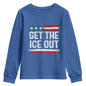 Anti ICE Immigration Protest Human Rights Youth Sweatshirt TS14 Royal Blue Print Your Wear