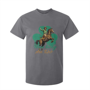 How Lucky Are We T Shirt For Kid Cowboy Western Irish St Patrick's Day TS14 Charcoal Print Your Wear