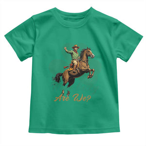 How Lucky Are We Toddler T Shirt Cowboy Western Irish St Patrick's Day TS14 Irish Green Print Your Wear