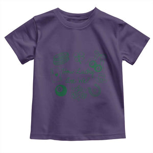 How Lucky Are We Toddler T Shirt Irish Shamrock Horseshoe St Patricks Day TS14 Purple Print Your Wear